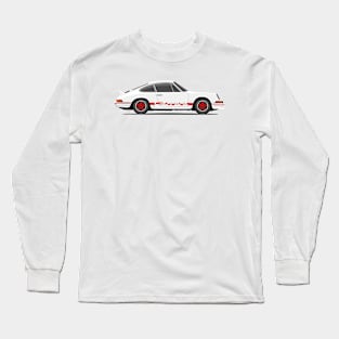 supercar 911 carrera rs turbo 1972 side red Long Sleeve T-Shirt